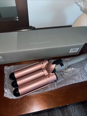 Complex Culture Rose Gold Triple Barrel Wave Iron - Salon-Quality Waves